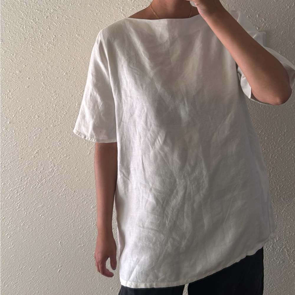 Anarke Jeans white tunic top